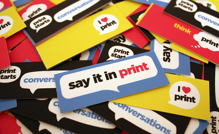 Say it in print business cards.