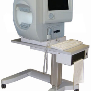 A Zeiss 740 on a stand with a monitor.