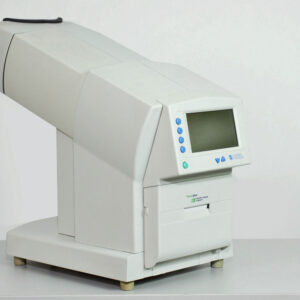 A Zeiss FDT 710 machine sitting on top of a white table.