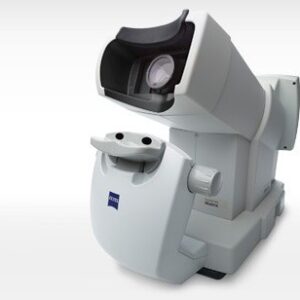 A white Zeiss Matrix 800 with a camera on it.